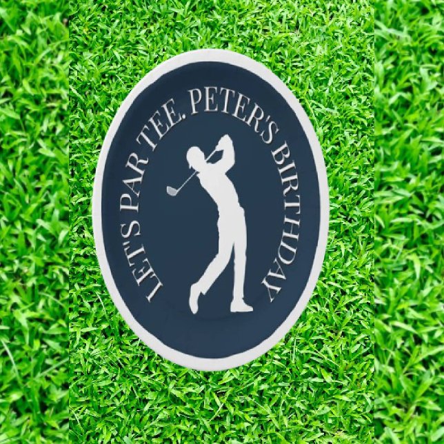 Assiettes En Carton Célébrez un anniversaire marquant avec un thème de (Tee-rific Gifts for Dad's Perfect Par-tee!)