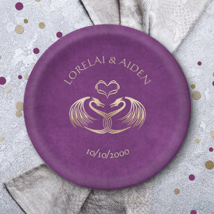 Assiettes En Carton Celtic Viking Dragon Mariage