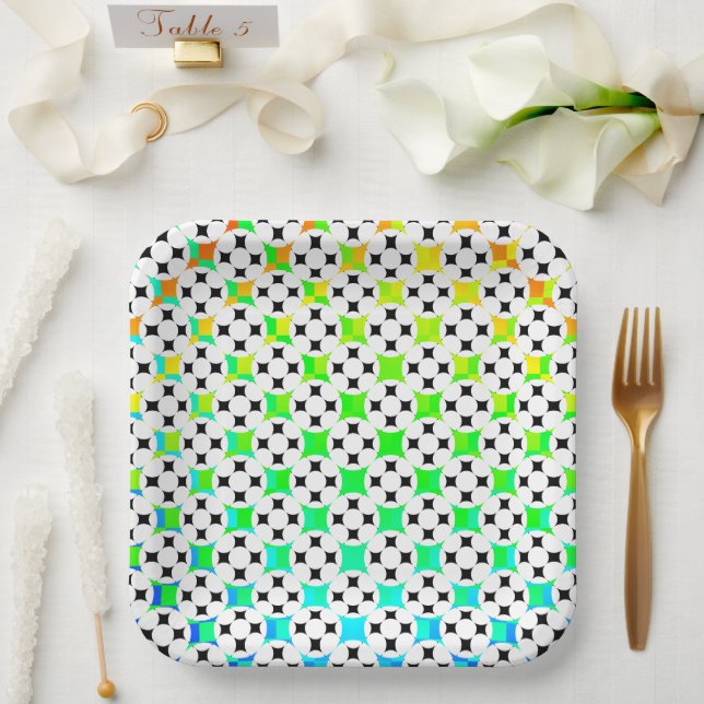 Assiettes En Carton Cercle quatre étoiles par Kenneth Yoncich (Mariage)