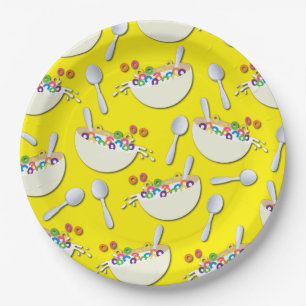 Assiettes En Carton Cereal Bowl Enfants Slepover Anniversaire fête mig