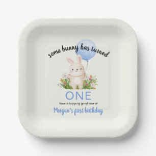 Assiettes En Carton Certains Lapins Est Un Simple Mignonne Garçons 1Er