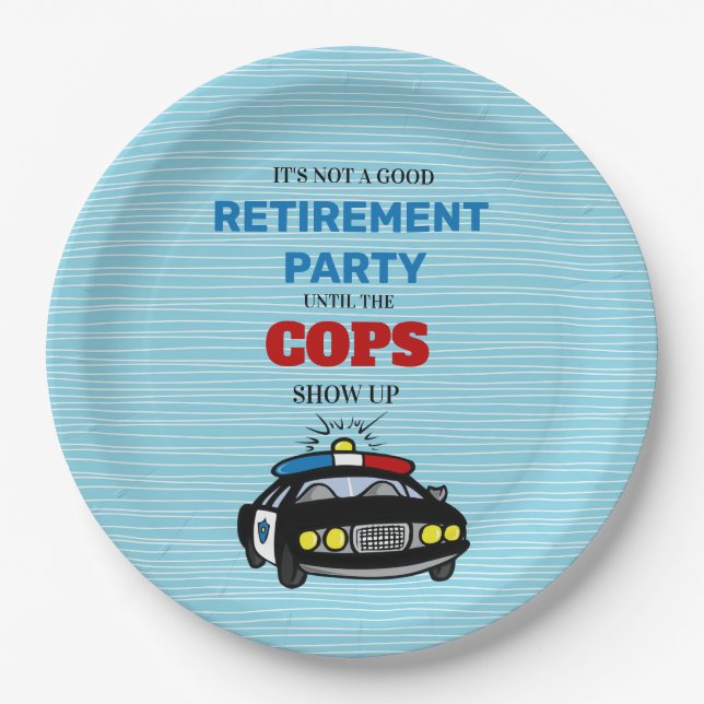 Assiettes En Carton C'Est Drôle Que Ce N'Est Pas Une Bonne Fête Jusqu' (Devant)