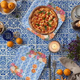 Assiettes En Carton C'est l'amour carrelage méditerranéen bleu enterre