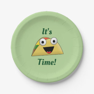 Assiettes En Carton C'est le temps de Taco