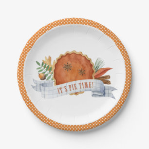 Assiettes En Carton C'est l'heure du gâteau   Plaque de papier à tarte
