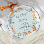 Assiettes En Carton C'est un garçon en bois | Baby shower de jouets en<br><div class="desc">Voici un Baby shower charmant et charmant, parfait pour célébrer l'arrivée d'un bébé. Ce design présente un agencement fantaisiste de différents blocs de bois, d'adorables jouets de transport, et des animaux farcis en peluche, créant une scène enchanteresse qui séduira tous les coeurs. La pièce maîtresse de ce design est un...</div>