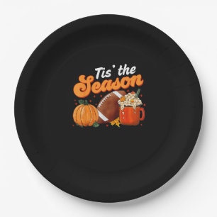Assiettes En Carton Cette Saison Citrouille épice Latte Halloween auto
