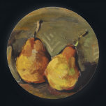 Assiettes En Carton Cezanne - Deux poires<br><div class="desc">Paul Cezanne peint encore la vie,  Deux poires,  serviettes de cocktail.</div>