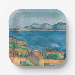 Assiettes En Carton Cézanne - Golfe de Marseille, vu de L'Estaque
