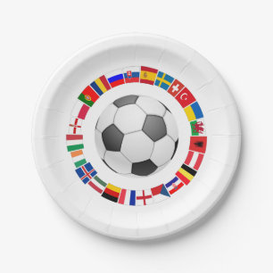Assiettes En Carton Championnat d'Europe de football 2016