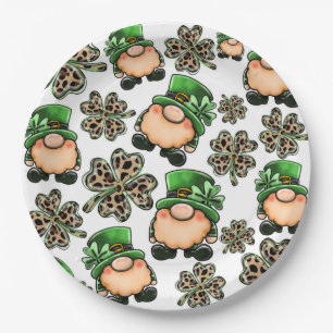 Assiettes En Carton Chanceux Et Sauvage