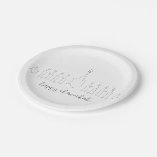 Assiettes En Carton Chanoukah