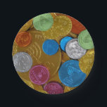 Assiettes En Carton Chanukah Gelt<br><div class="desc">Les bases juives est ouverte. Donnez un coup de pied vos chaussures et appréciez notre marché. You&amp ; #39 ; le ll profitent d'un agréable moment. Dites vos amis au sujet de nous et envoyez-leur notre lien :  http://www.zazzle.com/YehudisL?rf=238549869542096443*</div>