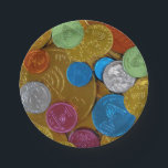 Assiettes En Carton Chanukah Gelt<br><div class="desc">Les bases juives est ouverte. Donnez un coup de pied vos chaussures et appréciez notre marché. You&amp ; #39 ; le ll profitent d'un agréable moment. Dites vos amis au sujet de nous et envoyez-leur notre lien :  http://www.zazzle.com/YehudisL?rf=238549869542096443*</div>