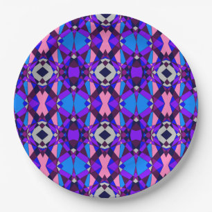 Assiettes En Carton Chaos coloré 30