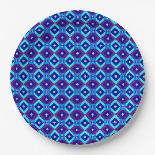 Assiettes En Carton Chaos coloré 43