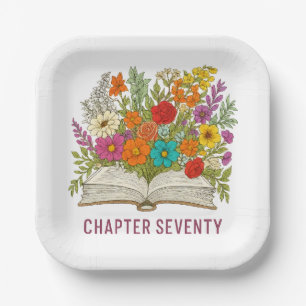 Assiettes En Carton Chapitre Soixante-dix 70e Anniversaire