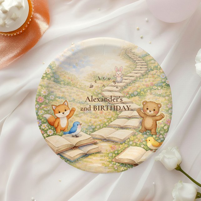 Assiettes En Carton Chapter Two Turning Pages Birthday (Créateur téléchargé)