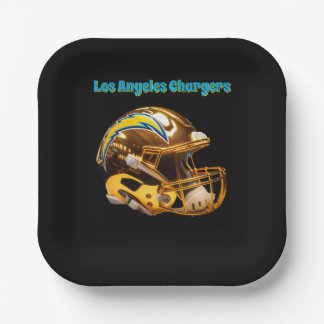 Assiettes En Carton Chargers Custom Golden Chrome Helmets