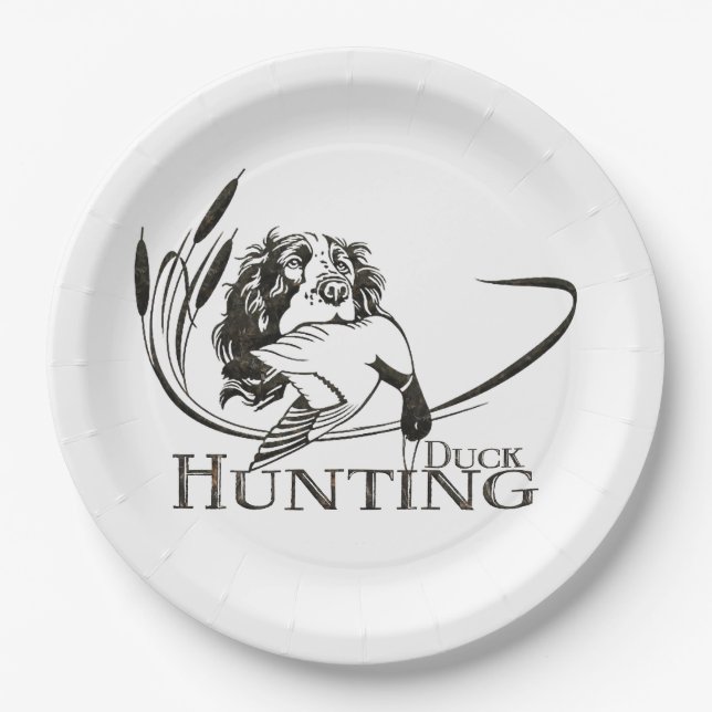 Assiettes En Carton Chasse (Devant)