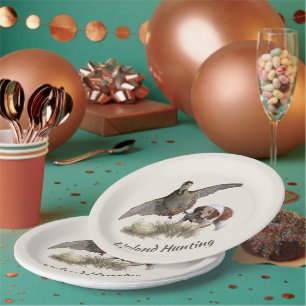 Assiettes En Carton Chasse aux oiseaux de jeu