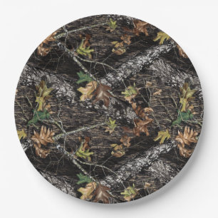 Assiettes En Carton Chasse Camo Camouflage Plaques de fête pour Douche