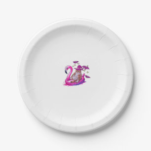 Assiettes En Carton Chat Sur Une Piscine Drôle Été Éffrayant Été Hallo