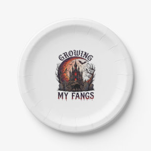 Assiettes En Carton Château Hanté Halloween Crocs de Chat Noir M