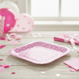 Assiettes En Carton Chatte