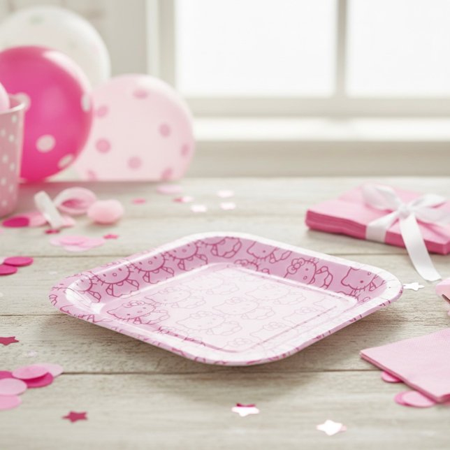 Assiettes En Carton Chatte (Créateur téléchargé)