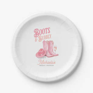 Assiettes En Carton Chaussures et Bulles de Savon Fête de Mariage de C