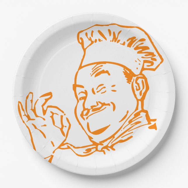 Assiettes En Carton Chef approved (Devant)