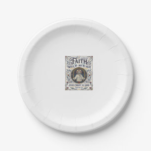Assiettes En Carton Chemise d'art d'écriture de journal de Bible de Jé