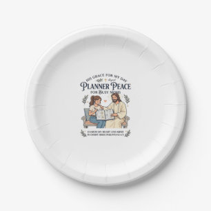 Assiettes En Carton Chemise de planificateur de maman à domicile Jésus