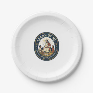 Assiettes En Carton Chemise T-Shi Personnel de Soutien Scolaire Assist