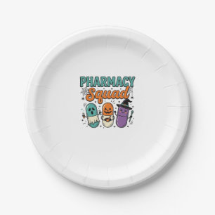 Assiettes En Carton Chemise vectorielle vintage de l'équipe de pharmac