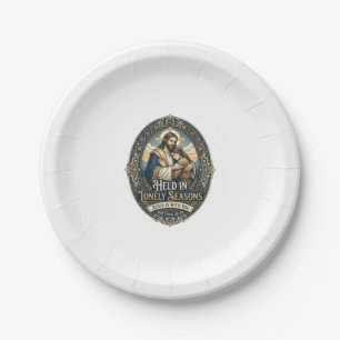 Assiettes En Carton Chemise Vintage Encouragement Veuve Veuf Jésus Ch