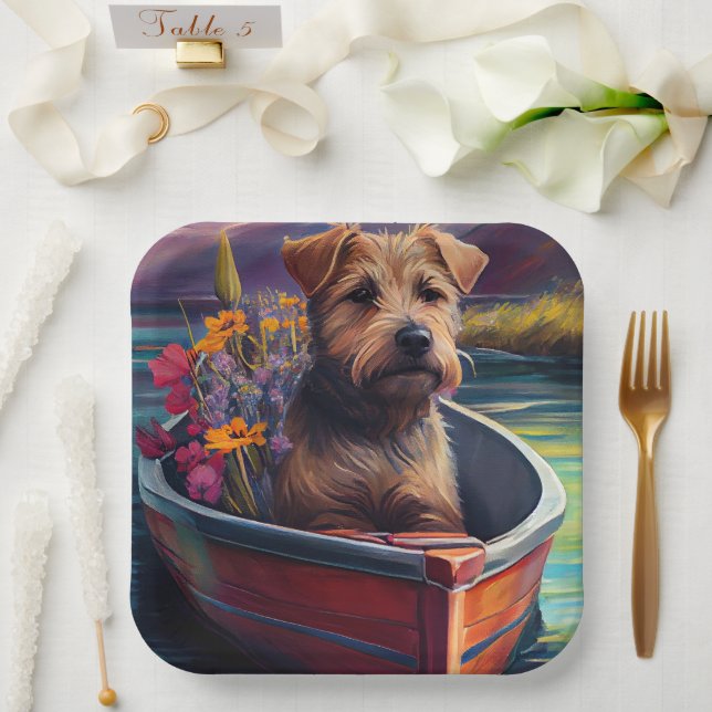 Assiettes En Carton Chesapeake sur une pagaie : une aventure Pittoresq (Mariage)