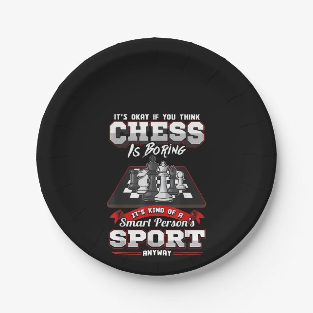 Assiettes En Carton Chess Funny (Devant)