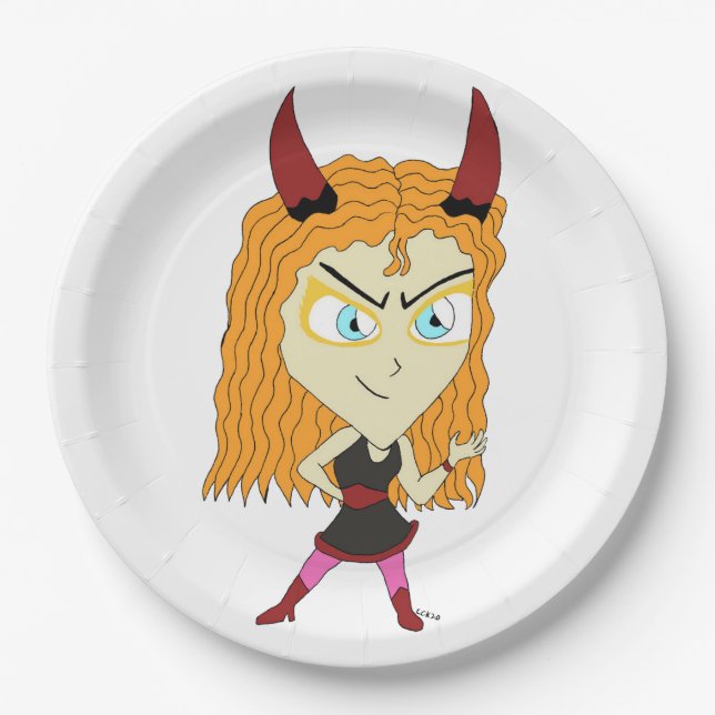 Assiettes En Carton chibi (Devant)
