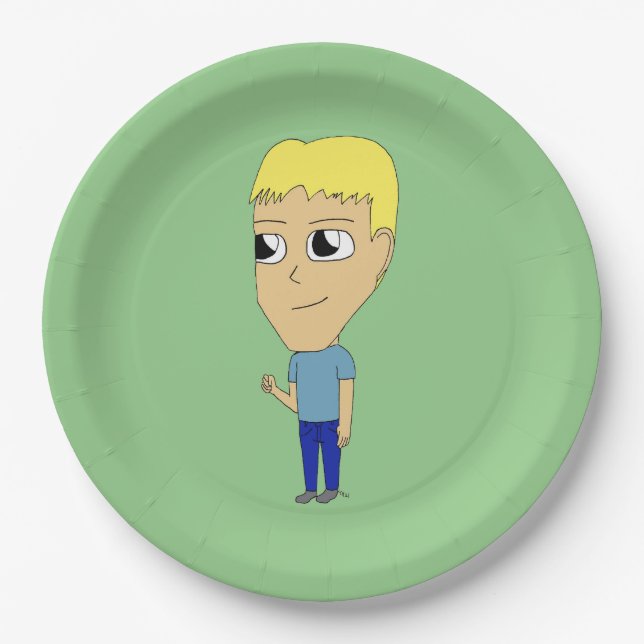 Assiettes En Carton chibi (Devant)