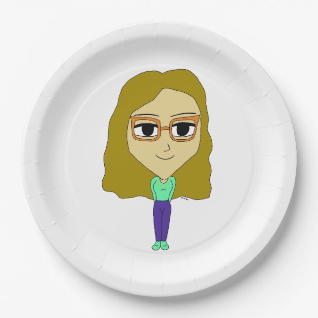 Assiettes En Carton chibi (Devant)