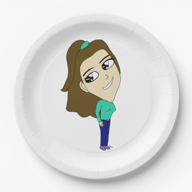 Assiettes En Carton chibi (Devant)