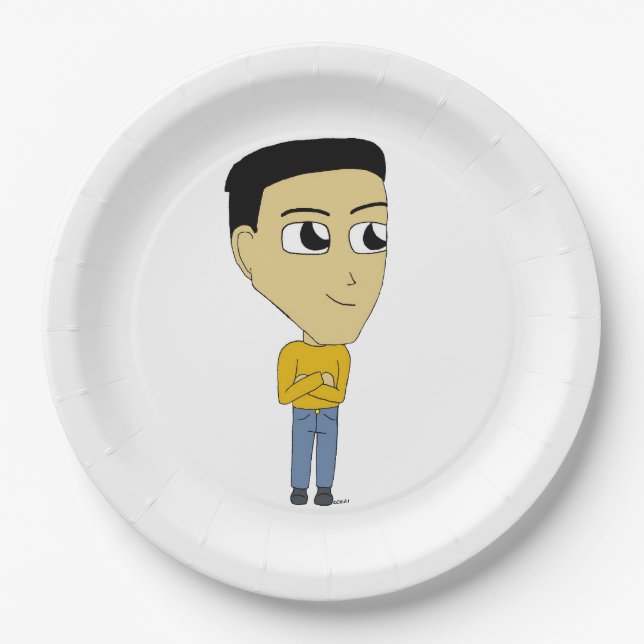 Assiettes En Carton chibi (Devant)