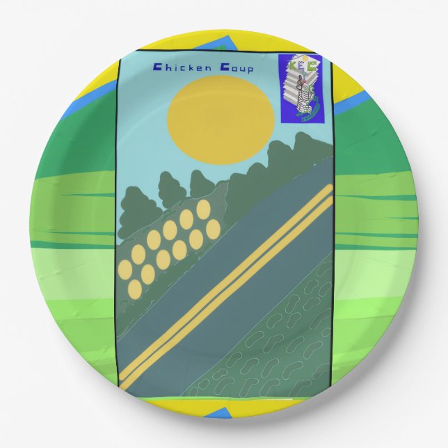 Assiettes En Carton Chicken Coup  (Devant)