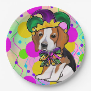 Assiettes En Carton Chien Beagle