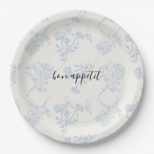Assiettes En Carton Chinoiserie Chic Floral Bon Appetit Plaques de pap