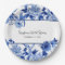 Chinoiserie Florale Élégante Bleue et Blanche pour