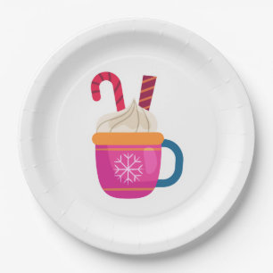 Assiettes En Carton Chocolat chaud