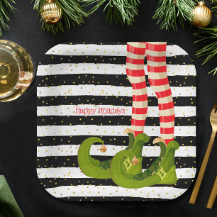 Assiettes En Carton Christmas Elf